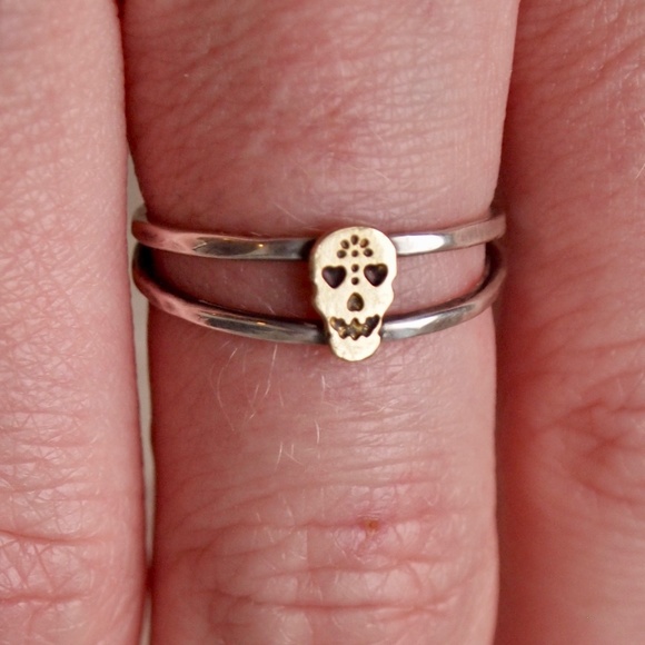 Sugar skull, stacking ring - Picture 10 of 12